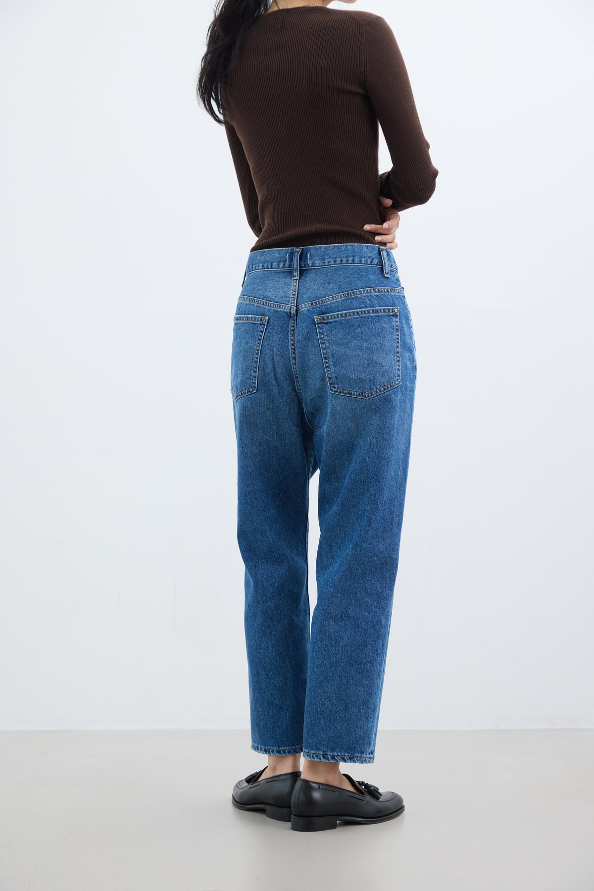 SALUU Straight ankle / サルー ストレートアンクル（MID BLUE）