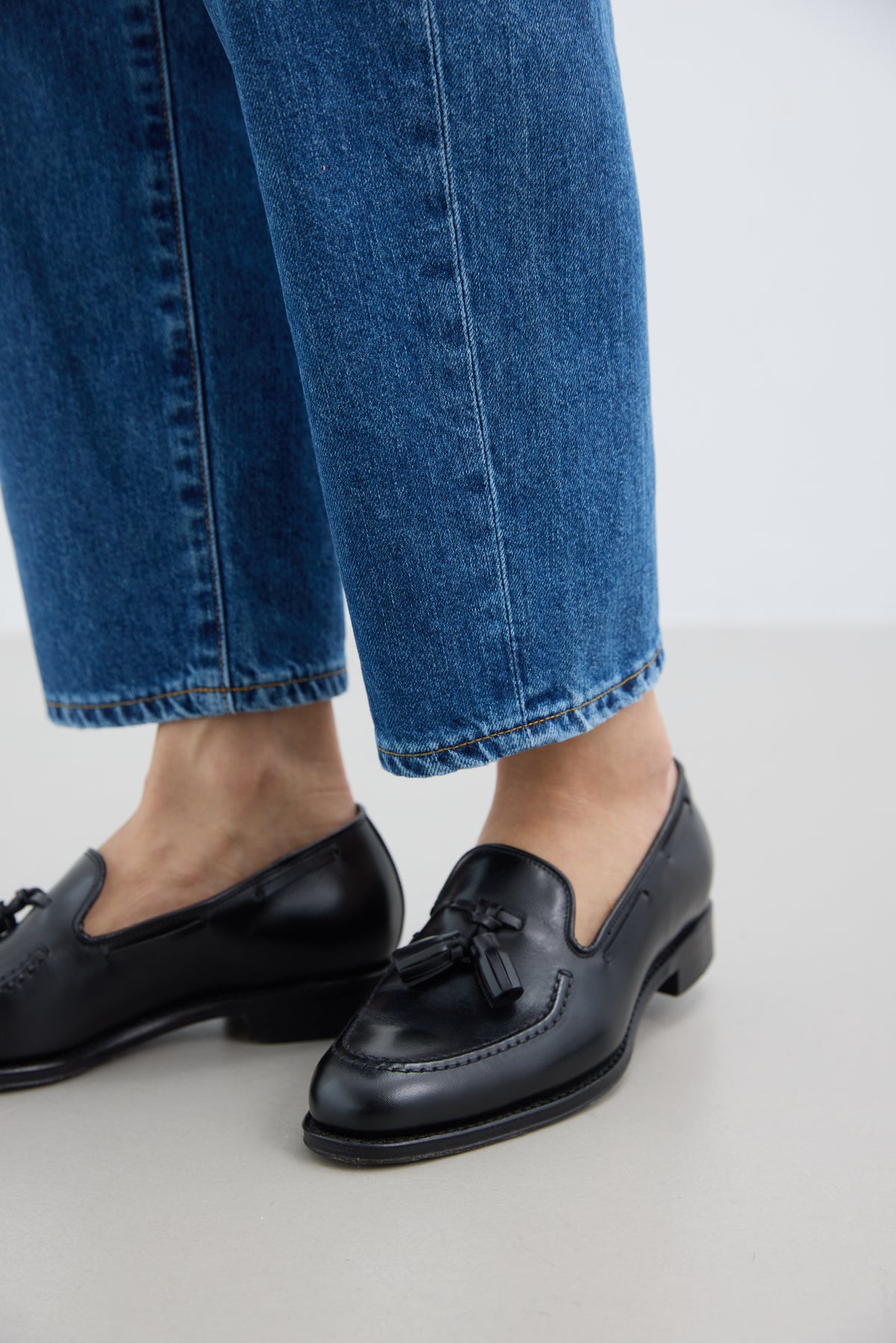 SALUU Straight ankle / サルー ストレートアンクル（MID BLUE）