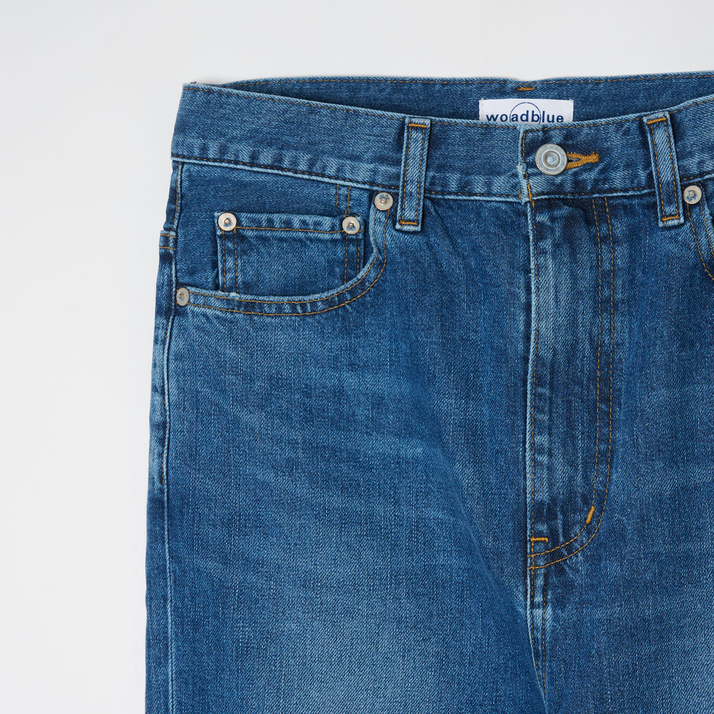 SALUU Straight ankle / サルー ストレートアンクル（MID BLUE）