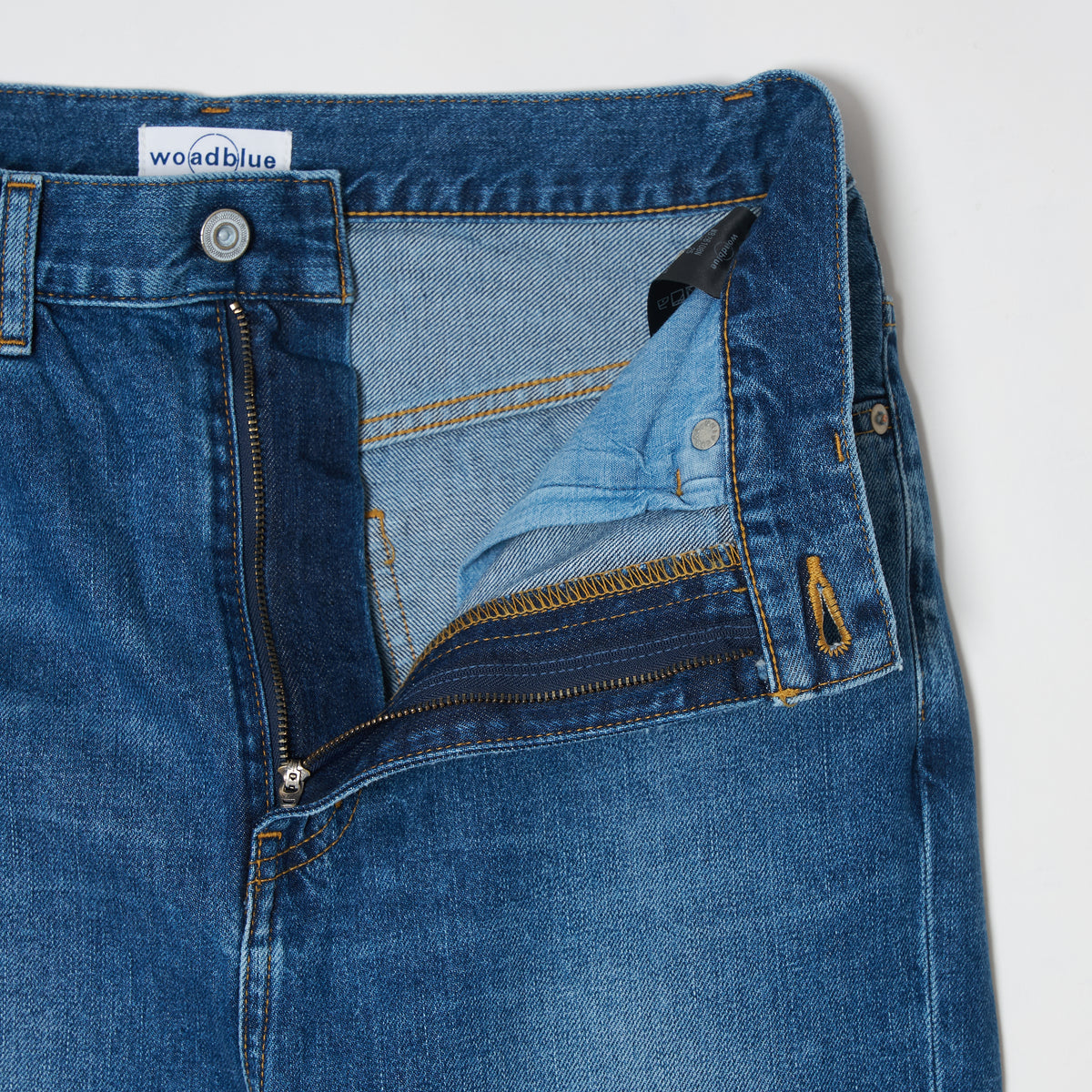 SALUU Straight ankle / サルー ストレートアンクル（MID BLUE）